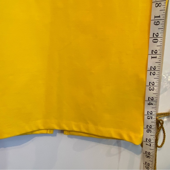 Bebe Yellow Knit Midi Pencil Skirt Size XS NWOT - Picture 5 of 16